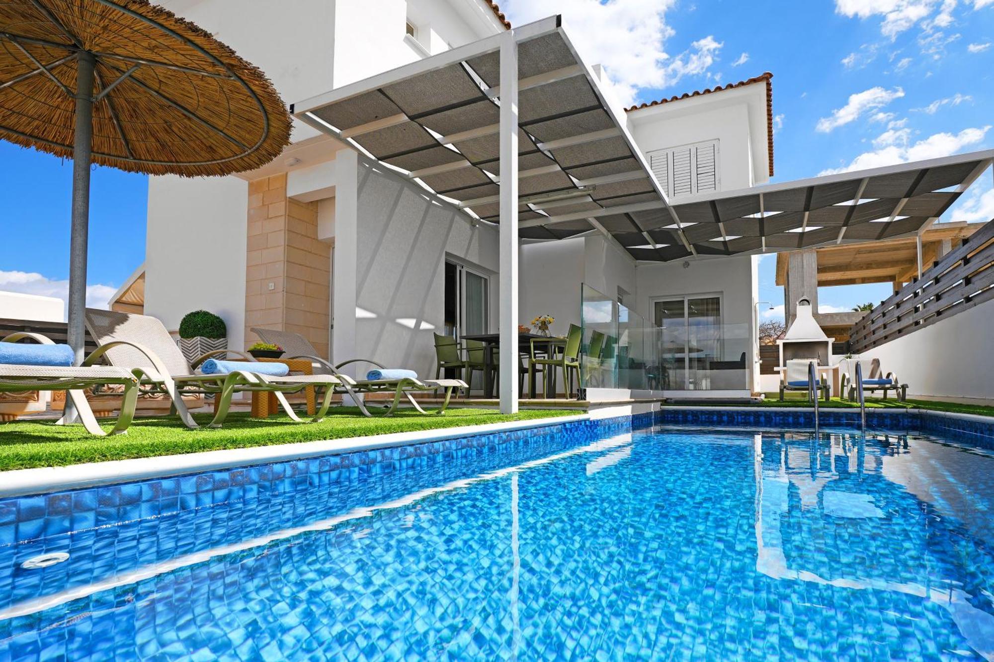 Villa White Star - 100M From Serena Beach Protaras Exterior photo